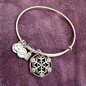 Limited Edition Alex and Ani Snowflake Bangle